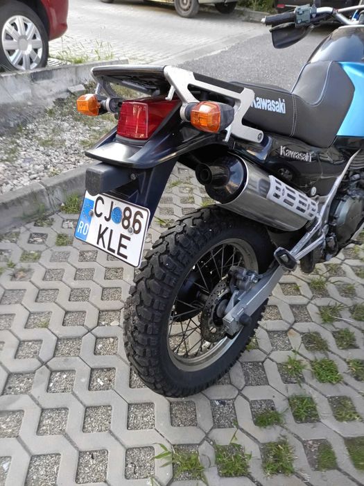 Vand motocicleta Kawasaki KLE 500, 2004, 35000km, stare foarte buna, vopsea originala, 2200 euro.