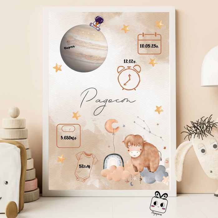 Персонализирани бебешки визитки