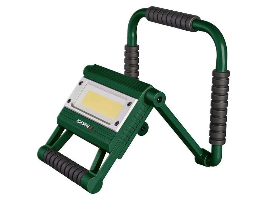 Lampa de lucru, REFLECTOR cu acumulator si powerbank, proiector cu LED, rezistent la umiditate, calitate PREMIUM; nou sigilat Germania; pliabila
