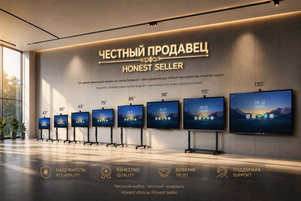 интерактивная панель Interaktiv doska+4K+OPS+Optom+dona+perecheslenya+