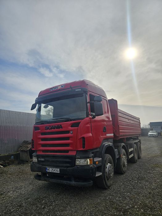 Scania 8x4 R 420 2007 basculabil  Impecabil