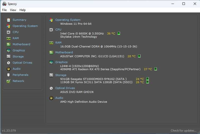 Calculator Unitate Pc Gaming Asus Rog I5 6600K Ram 16 SSD Video 4G
