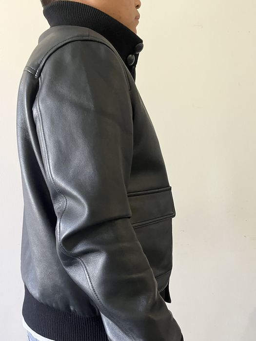 Оригинал кожанная куртка Gucci