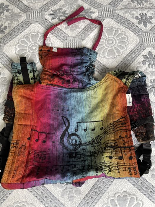 Ергономична раница за бебеносене Lennylamb Onbuhimo (buckle carrier)