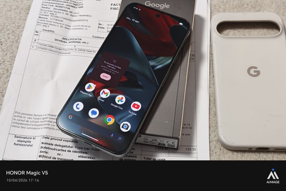 Google Pixel 9 Pixel XL -256 GB Hazel / Husa Originala bonus / Garanție