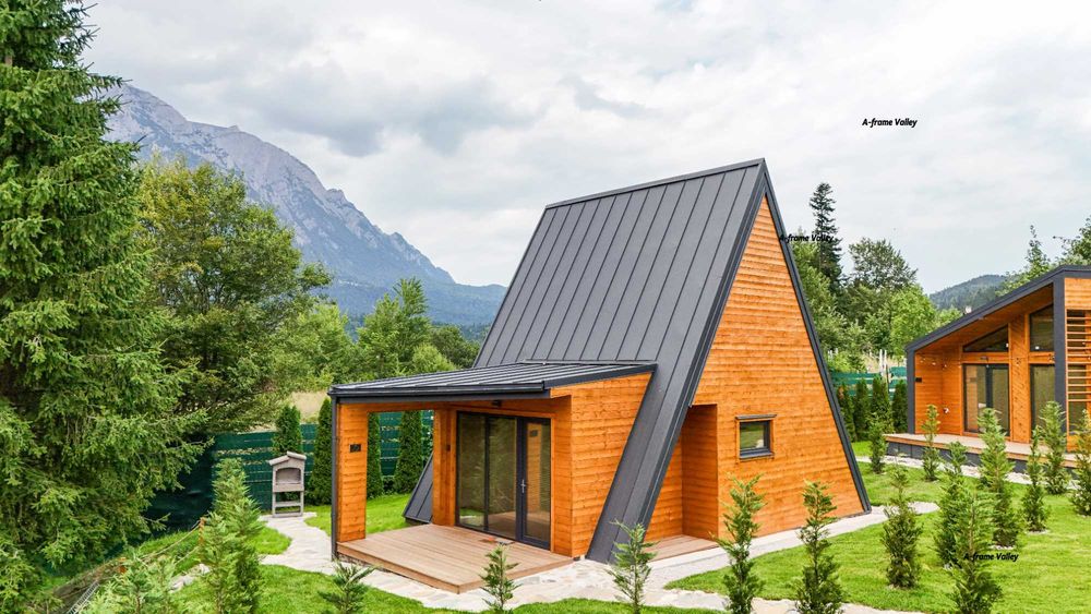 Vile A-frame de închiriat – Jacuzzi & Sauna & BBQ | Bușteni