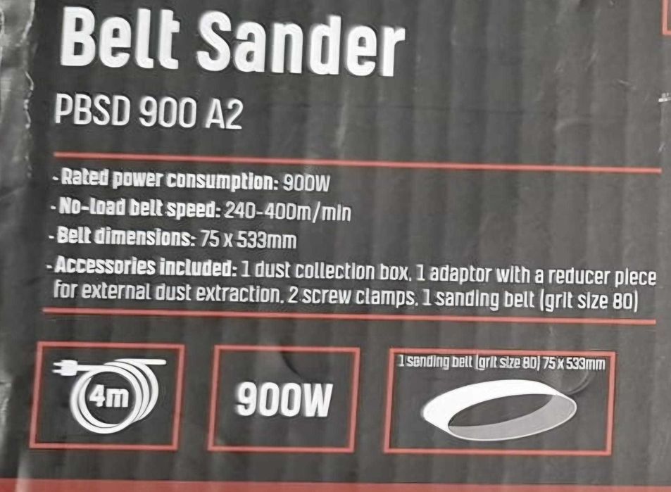 Slefuitor cu banda Parkside 75x533 mm