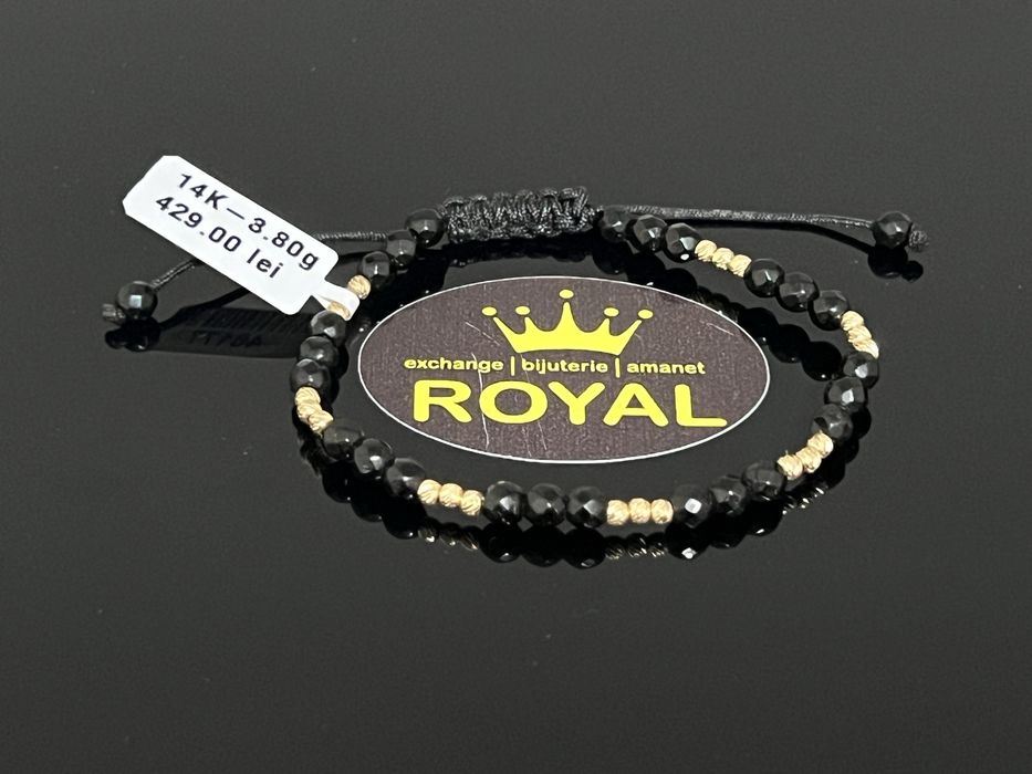 Bijuteria Royal CB : Bratara snur bile aur 14k 585   3,80 gr