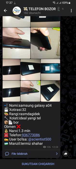 Samsung galaxy a04