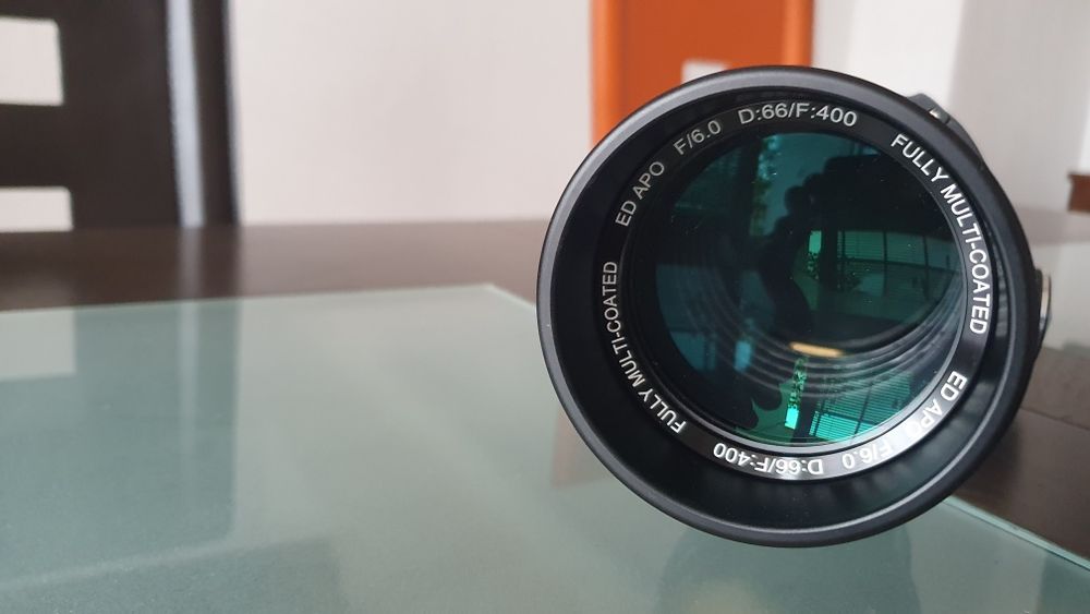 Телескоп omegon ed apo 66/400 + флатенер