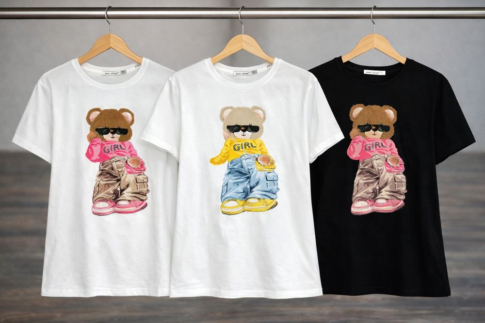 Дамски памучни  тениски