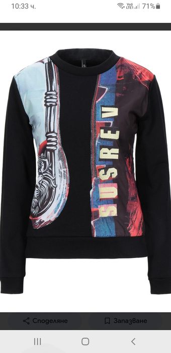 Versace VERSUS Gianni Versace Cotton Size M / S ОРИГИНАЛ! Дамска блуза