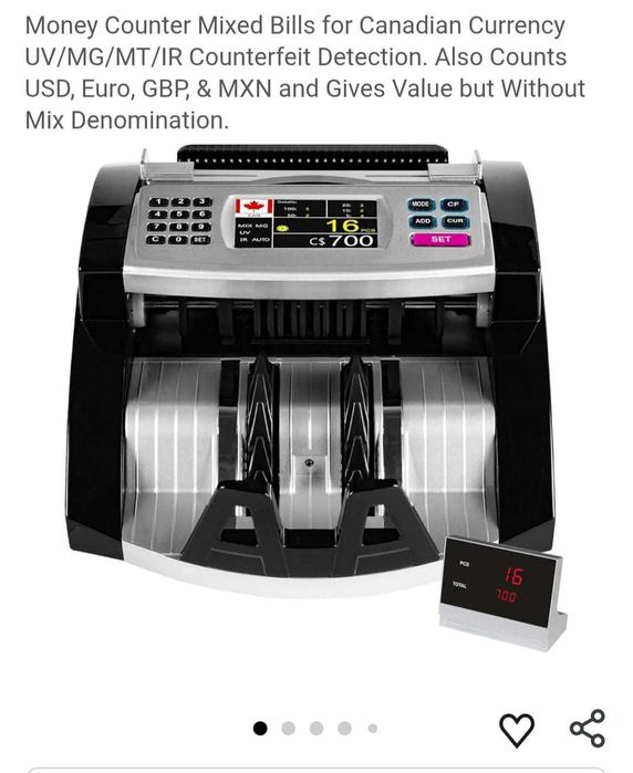 Masina numarat bani aparat