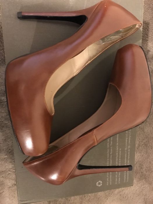 Естествена кожа Обувки ZARA - Кафеви - 39 номер