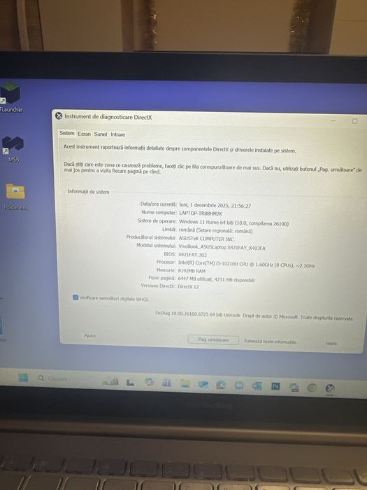 Laptop Asus VivoBook X421FA