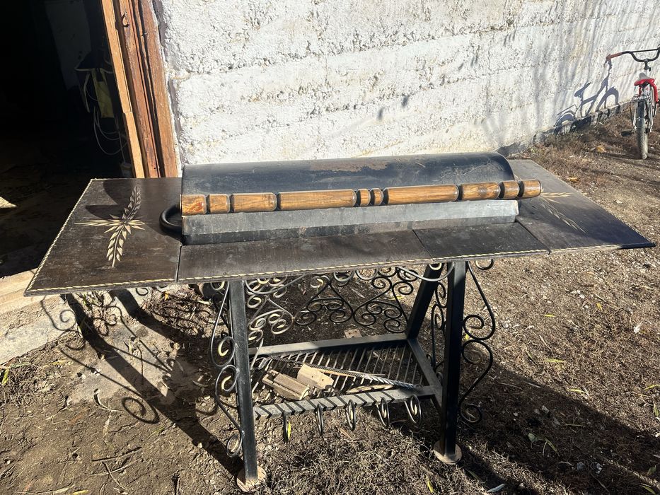 Мангал стальной тяжелый