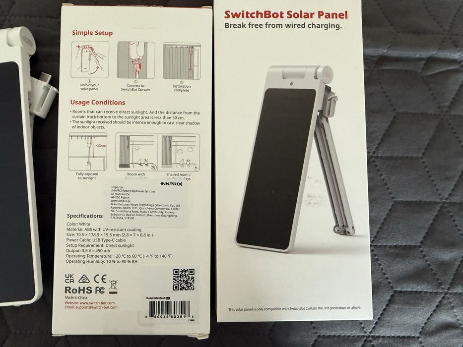 SwitchBot Solar Panel – 2 броя (оригинални)