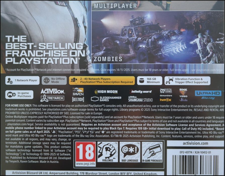 Call Of Duty Black Ops 7 PlayStation 5 PS5