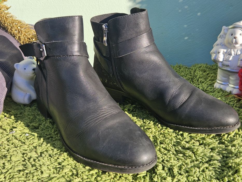 Caprice ботуши естествена кожа N40