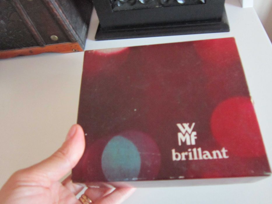 cadou rar suport festiv argintat pt sticle,WMf  Germania 1980 nou