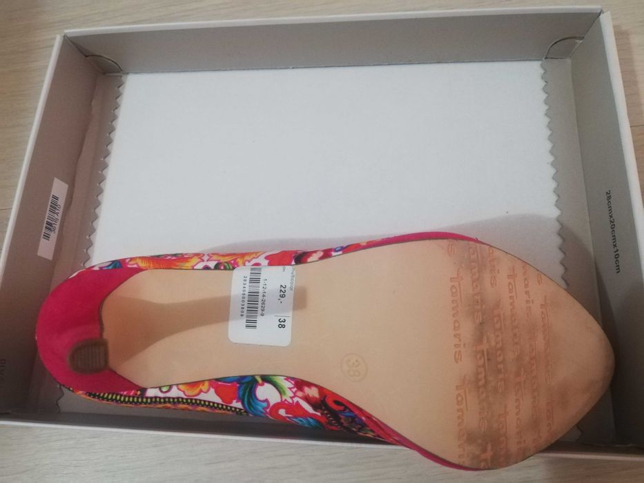 Pantofi stiletto Tamaris, marimea 38 EU, noi cu eticheta