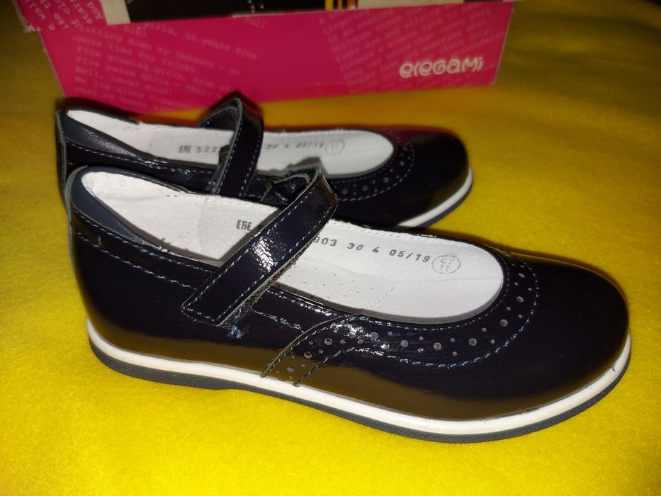 Туфли школьные нат.кожа НОВЫЕ для девочки 30 р.