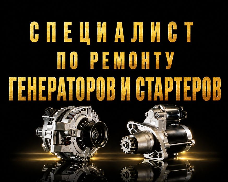 Ремонт генераторов и стартеров 12-24 вольт
