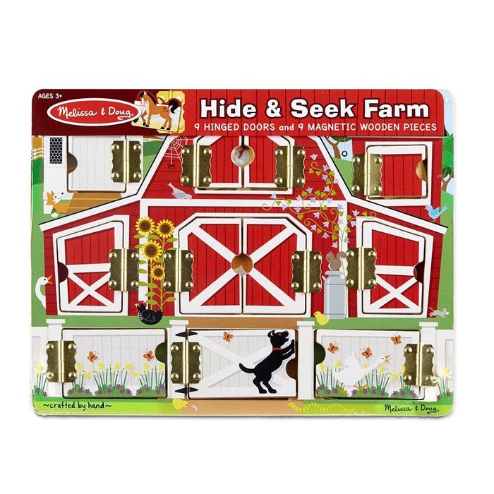 Дървена игра “ Скрий и потърси фермата”