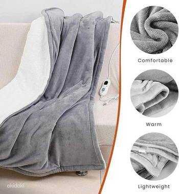 Patura electrica blue 127x152 cm SFC 37068 ROHS super cozy flannel