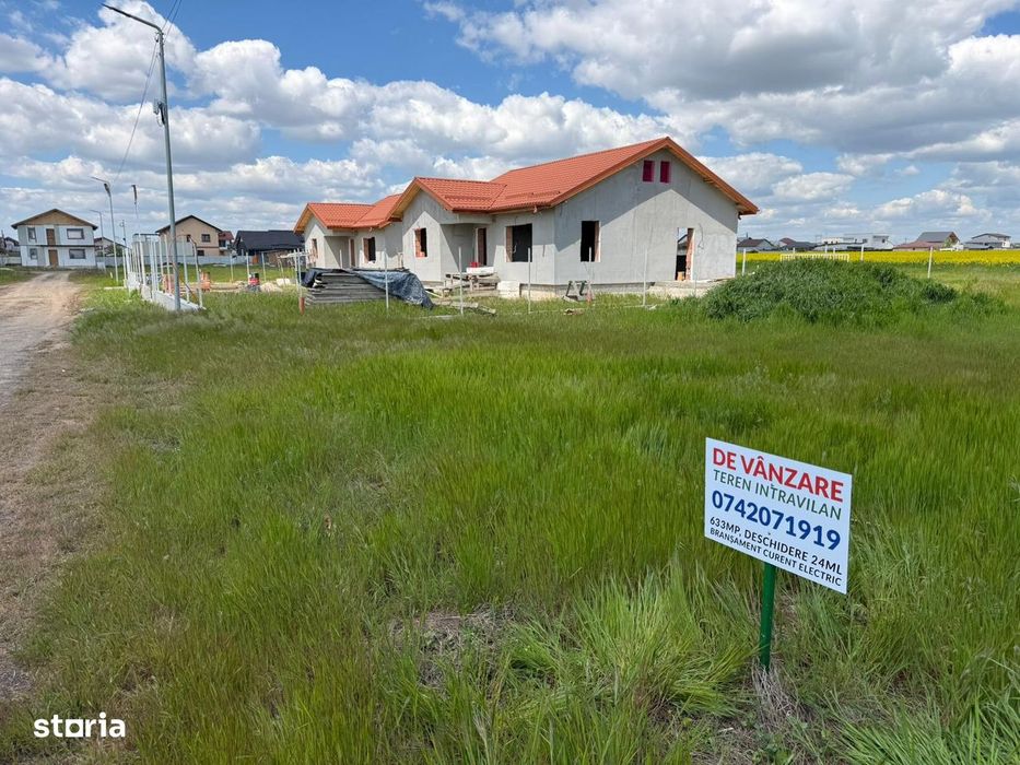 Intravilan 633mp | Deschidere 24ml | bransament curent | Str. Oituz