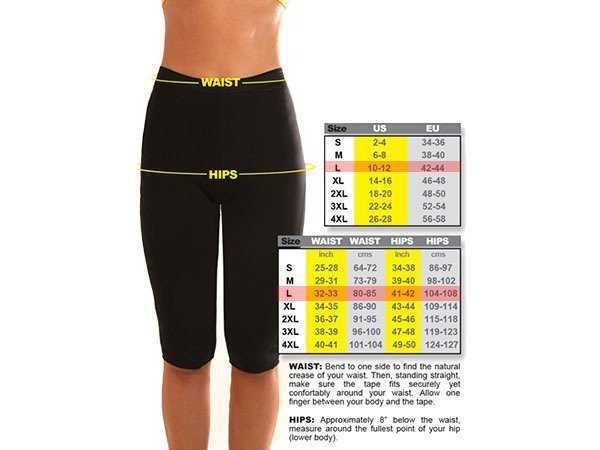 Pantaloni neopren pentru slabit si fitness cu efect termic marimea XL
