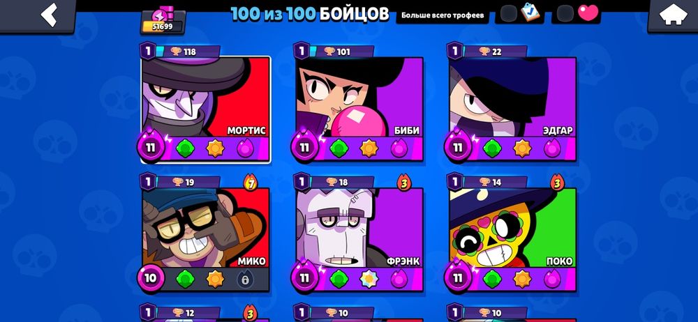 Аккаунт Brawl Stars