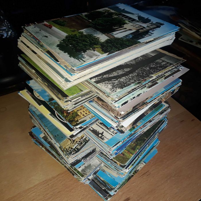 Lot mare de 516 carti postale vechi pentru colectie, vederi orase