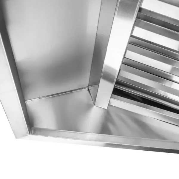 Hota de perete din inox cu separator de grasimi