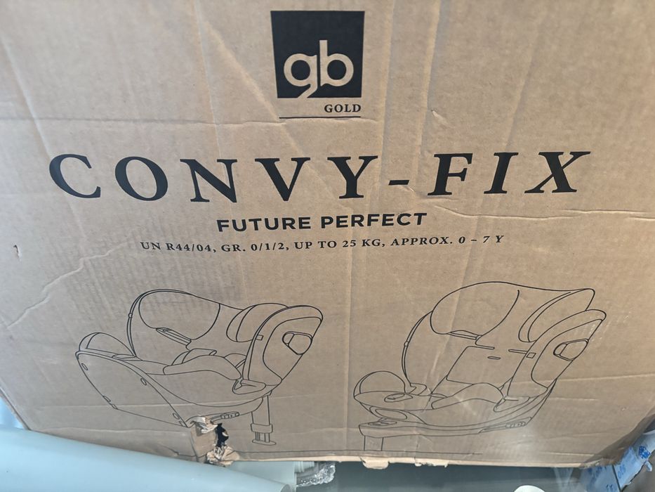 Столче за кола GB Convy-fix 0-25кг / Розово