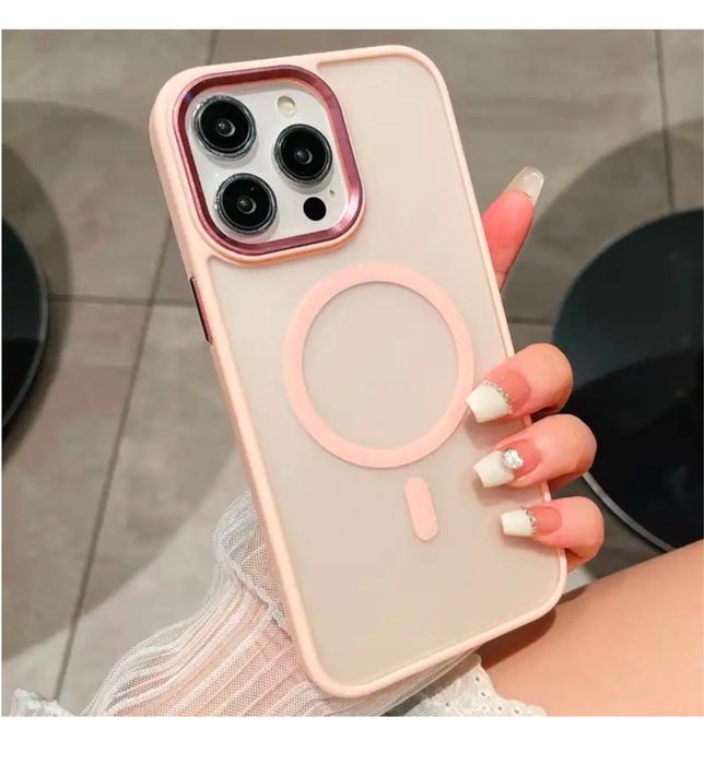 Iphone 16/16 PRO/16 PLUS/16 PRO MAX Husa G CASE Magsafe Spate Fumuriu