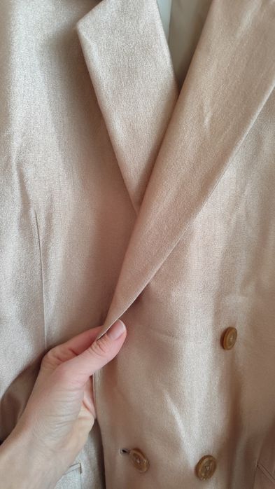 Блейзър /сако ASOS  в златисто екрю