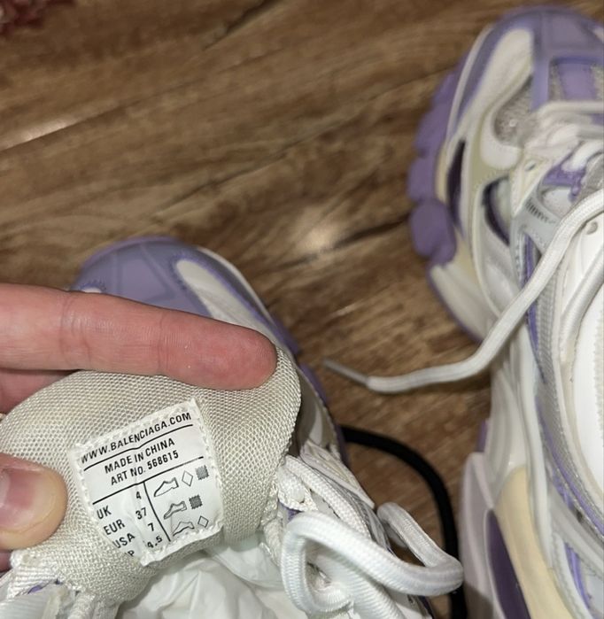 Balenciaga Track 2.0 Purple White Noi Originali 37