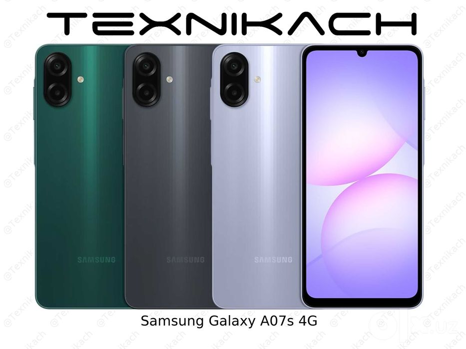 Samsung Galaxy A07s 4G • Yetkazib berish • Tekshirib to‘lash