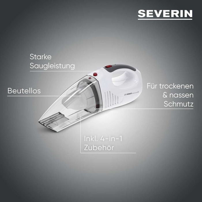 Ръчна прахосмукачка Severin SPower Home&Car HV 7144