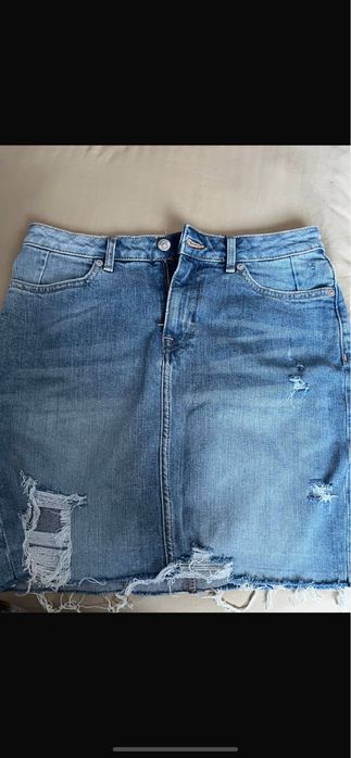 Юбка джинсовая м размер