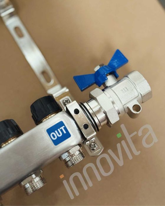 Колектор за подово отопление GiacoFloor–пълен комплект,готов за монтаж