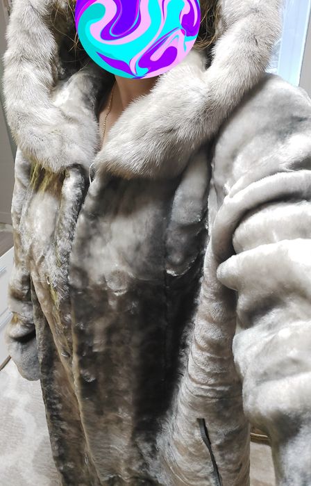 Шуба мутоновая 54 р