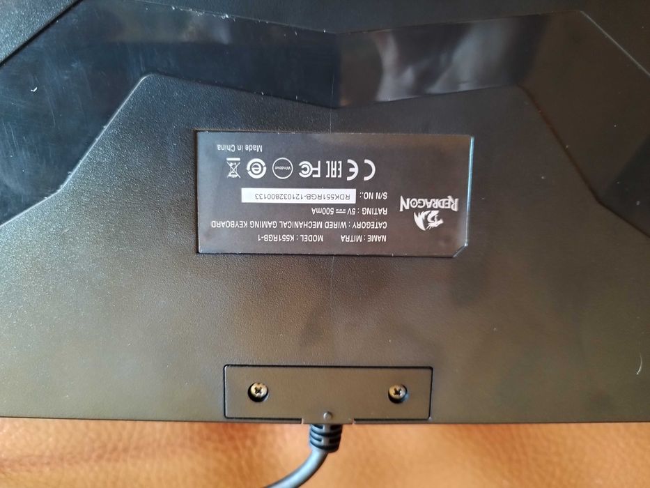 Геймърска Клавиатура Redragon K551 MITRA RGB Червени switch-ове