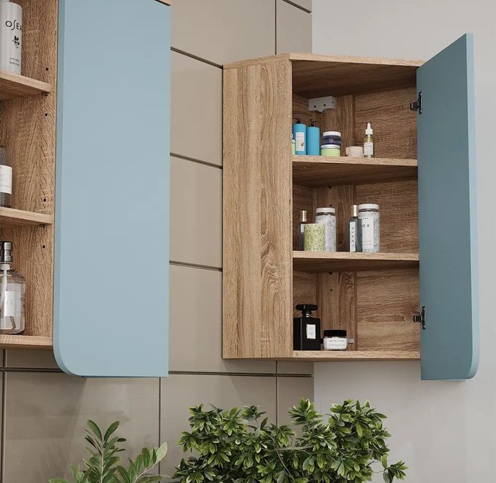 Ъглов висящ шкаф 6589