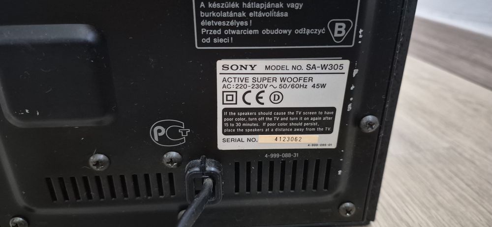 Vand  Subwoofer Activ   Sony