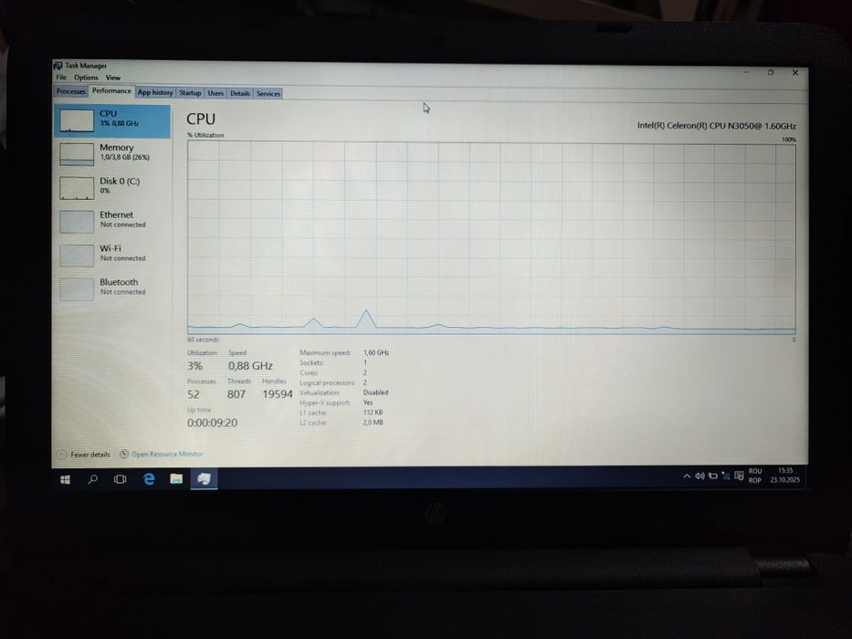 Laptop HP Windows 10