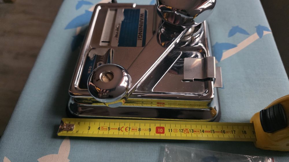 Aparat injectat tutun OCB, din inox, cu manivelă, argintiu