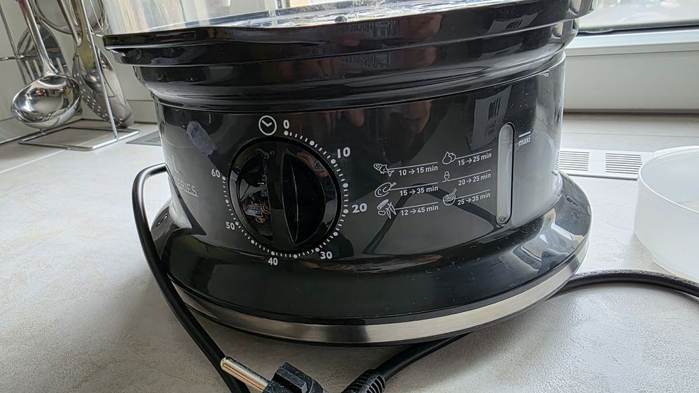 Aparat de gatit cu aburi Tefal VC1401, 900W, Timer, oprire automata, d