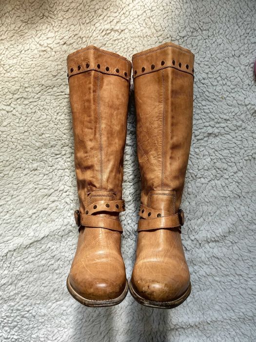 Ciocate bej dama piele naturala cizme Vic Matie originale tinte